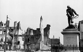 May 1940: Ruins of Calais.