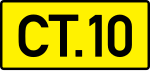 CT.10 Expressway shield}}