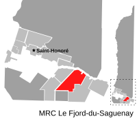 Location of Rivière-Éternité