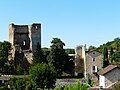 Les ruines du château, côté nord-est