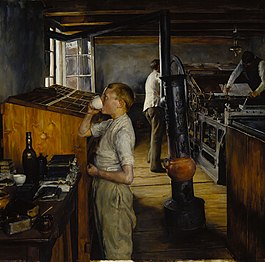 The Village Printing Shop, Haarlem, the Netherlands, 1884
