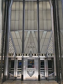 Angular – Entrance of the Chrysler Building in New York City, by William Van Allen (1928–1930)