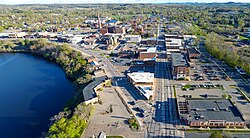 Downtown Menomonie and UW-Stout