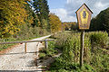 Entrance to the national park in Lauterbach