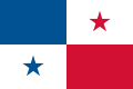 Original flag design, according to Manuel E. Amador. It was the first flag of Panama, during November 1903.
