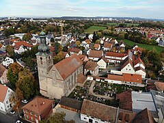 Kloster Frauenaurach Luftbild (2019)