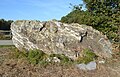 Le Pas de Gargantua (menhir couché).