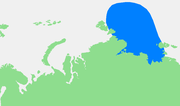 Location of the Laptev Sea