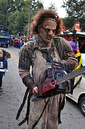 Cosplay de Leatherface.