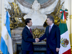 President Enrique Peña Nieto and President Mauricio Macri in Buenos Aires; July 2016.