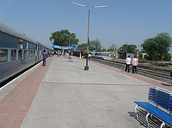A view of the Mudkhed Railway Station