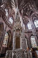 Sacrament house, St. Lorenz (1493)