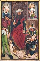 Panel from Dreikönigsaltar by Hans Pleydenwurff 1460-1465