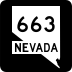 State Route 663 marker