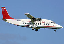 Northwest Airlink (operated by Pacific Island Aviation) Short 360 N711PK at Antonio B. Won Pat International Airport
