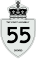 King's Highway 55 marker