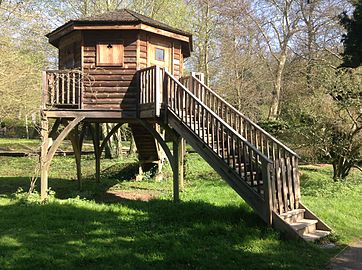 La cabane d'observation.