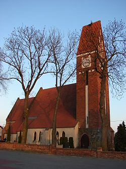 Parish church of St Nicholas, built before 1300.