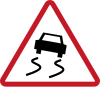 Slippery road