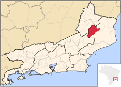 Location of São Fidélis