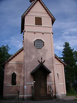 Södra Bergnäs kyrka i augusti 2006