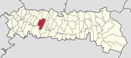 Location in Ialomița County