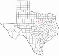 Location of Lipan, Texas