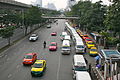 Taxi and minibus queue, Chatuchak Market