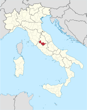 Localisation de Province de Terni