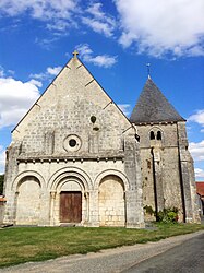 The church of Saint-Martin, in Montlouis