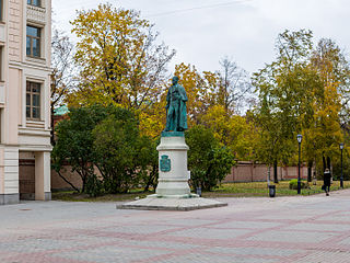 Monument of Ioannis Kapodistrias in Saint Petersburg