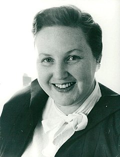 Anna Lisa Wärnlöf, cirka 1957.