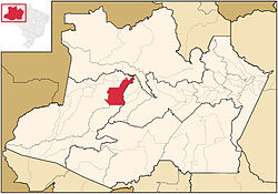 Location of the municipality inside Amazonas