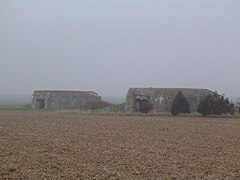 Blockhaus datant de la Seconde Guerre mondiale près de Ver-sur-Mer.