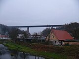 Vysočina highway bridge on km 144, 60 km from Brno