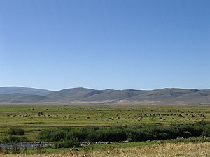 Paisagem de Eskidemirkapı, distrito de Göle