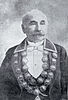 Charles Louisson in 1888 wearing mayoral chains