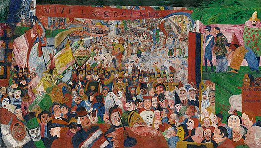 Christ's Entry Into Brussels in 1889, by James Ensor