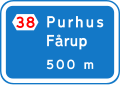 I12: Exit from motorway in 500 m