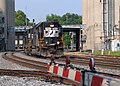 EMD GP50 #7069 em Charlotte, North Carolina.