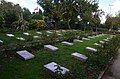 Symbolic empty war graves of Gallipoli campaign