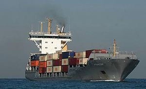 האנייה "Francop" שנתפסה בים התיכון נושאת אמצעי לחימה עבור מחבלים, 3 נובמבר 2009