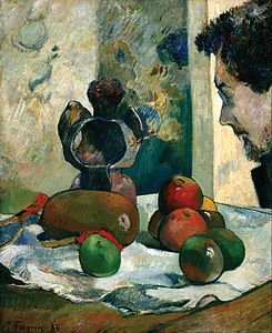 Still Life with Profile of Laval, by Paul Gauguin
