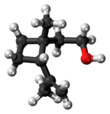 Ball-and-stick model of the grandisol molecule{{{画像alt1}}}