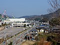 道の駅伯方S・Cパークそばを通る。