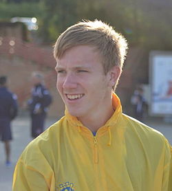 Hampus Svensson på VM i Poznan 2014.