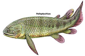 Реконструкция Holoptychius sp.