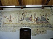 Fresco conmemorando a fundación en 1516 por Pero Pardo de Aguiar.