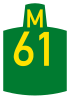 Metropolitan route M61 shield
