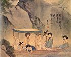 "ركوب القوارب"، شين يون بوك (1758 -؟)، 1805، كورية